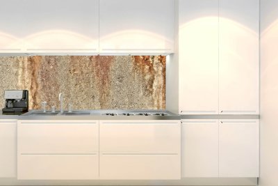 Samolepicí fototapeta na kuchyňskou linku Hnědý beton KI-180-151 / Fototapety do kuchyně Dimex (180 x 60 cm)