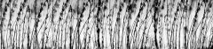 Samolepicí fototapeta na kuchyňskou linku Černobílá tráva KI-260-137 / Fototapety do kuchyně Dimex (260 x 60 cm)