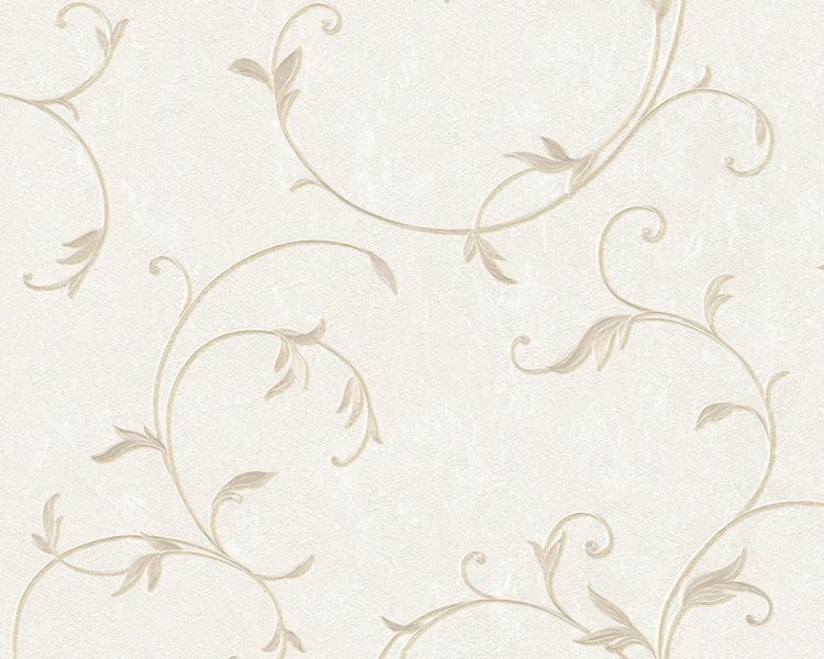 Vliesová tapeta zámecká, béžová, krémová, metalická 30418-2 / Tapety na zeď 304182 Romantico (0,53 x 10,05 m) A.S.Création