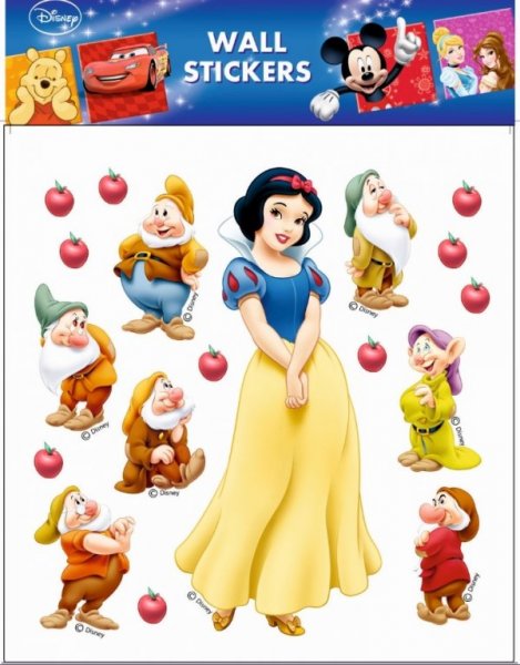 Dětská samolepicí dekorace Disney Sněhurka 21083 / Samolepka pro děti DKs1083 Room Decor (30x39cm)