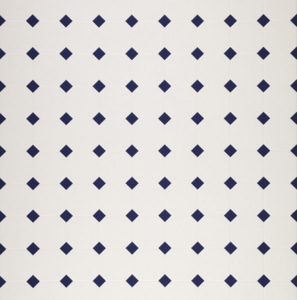 Stěnový obklad Ceramics bílá, modrá imitace kachličky 270-0154 šířka 67,5 cm, metráž / vinylový koupelnový a kuchyňský stěnový obklad 2700154 D-c-fix