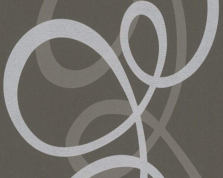 Luxusní vliesová tapeta tmavě šedá, stříbrná 96189-3 / Tapety na zeď 961893 Fleece Royal AS (0,53 x 10,05 m) A.S.Création