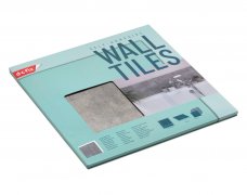 Samolepicí vinylový obklad na stěnu - samolepicí PVC čtverce na zeď beton - Solid Concrete