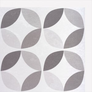 Samolepicí PVC čtverce na stěnu šedé dlaždice, geometrický vzor (6 kusů 30,5 x 30,5 cm) 2703005A / Geometric Style 270-3005A stěnové obklady d-c-fix