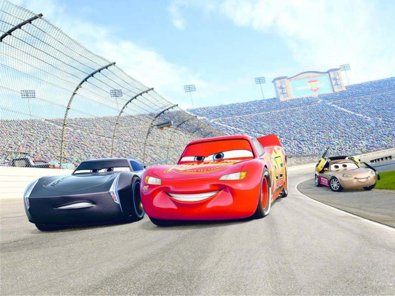 Fototapeta Auta Disney Cars FTDNXXL5072 / Fototapety do dětského pokoje FTDNXXL 5072 (360 x 270 cm) AG Design