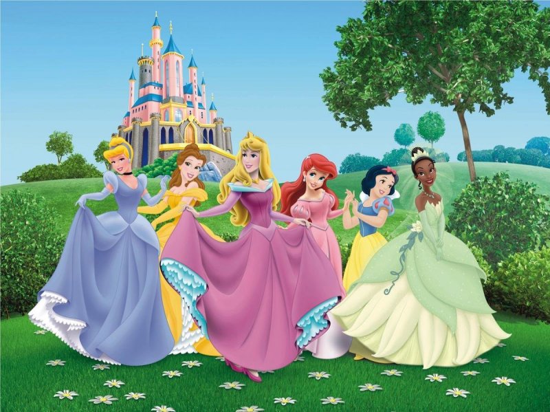 Fototapeta Princezny Disney FTDNXXL5003 / Fototapety do dětského pokoje FTDNXXL 5003 (360 x 270 cm) AG Design