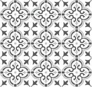 Stěnový obklad Ceramics šedý květinový vzor 270-0178 šířka 67,5 cm, metráž / do kuchyně, koupelny vinylová tapeta na metry 2700178 D-c-fix