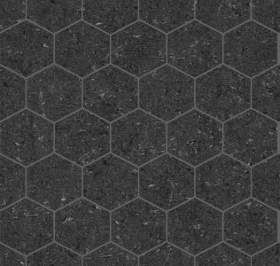 Stěnový obklad Ceramics černý hexagon 270-0179 šířka 67,5 cm, metráž / do kuchyně, koupelny vinylová tapeta na metry 2700179 D-c-fix