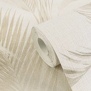 Vliesová tapeta s palmovými listy v jemných barvách – krémová, béžová, hnědá 399801 - kolekce MICHALSKY 6 - německý výrobce A.S.Création