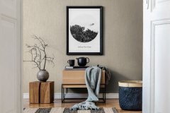 Vliesová tapeta stříbrná MA982192 / Tapety na zeď Mona (0,53 x 10,05 m) Marburg