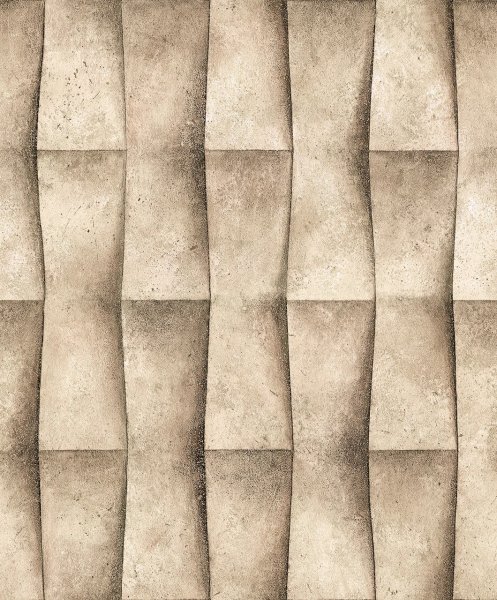 Vliesová tapeta hnědá - grafická, beton, stěrka MA981648 / Tapety na zeď Mona (0,53 x 10,05 m) Marburg