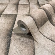 Vliesová tapeta hnědá - grafická, beton, stěrka MA981648 / Tapety na zeď Mona (0,53 x 10,05 m) Marburg