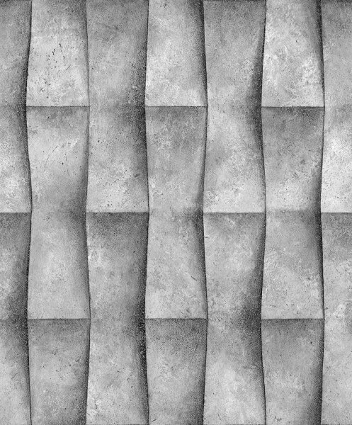 Vliesová tapeta šedá - grafická, beton, stěrka MA981649 / Tapety na zeď Mona (0,53 x 10,05 m) Marburg