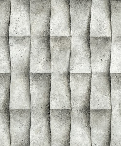 Vliesová tapeta šedá - grafická, beton, stěrka MA981651 / Tapety na zeď Mona (0,53 x 10,05 m) Marburg