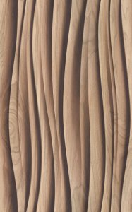 Vliesová tapeta hnědá - pruhy, vlnky, dřevo MA981667 / Tapety na zeď Mona (0,53 x 10,05 m) Marburg