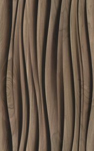 Vliesová tapeta hnědá - pruhy, vlnky, dřevo 81668 / Tapety na zeď Mona (0,53 x 10,05 m) MA981668 Marburg