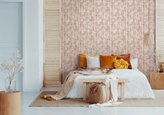 Vliesová tapeta růžová - bambus MA981670 / Tapety na zeď Mona (0,53 x 10,05 m) Marburg