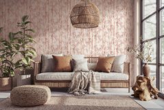 Vliesová tapeta růžová - bambus MA981670 / Tapety na zeď Mona (0,53 x 10,05 m) Marburg