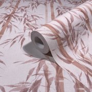 Vliesová tapeta růžová - bambus MA981670 / Tapety na zeď Mona (0,53 x 10,05 m) Marburg