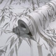 Vliesová tapeta šedá, bílá - bambus MA981671 / Tapety na zeď Mona (0,53 x 10,05 m) Marburg