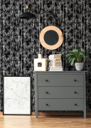 Vliesová tapeta černá, bílá - bambus MA981672 / Tapety na zeď Mona (0,53 x 10,05 m) Marburg