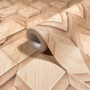 Vliesová tapeta hnědá - geometrická MA981676 / Tapety na zeď Mona (0,53 x 10,05 m) Marburg