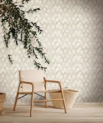 Vliesová tapeta béžová - geometrická MA981678 / Tapety na zeď Mona (0,53 x 10,05 m) Marburg