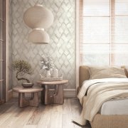 Vliesová tapeta béžová - geometrická MA981679 / Tapety na zeď Mona (0,53 x 10,05 m) Marburg