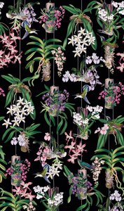 Vliesová fototapeta barevné květy 1,59 x 2,70 m / Vliesový tapetový panel 81682 Mona Marburg