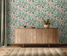 Vliesová tapeta barevné květy 0,53 x 10,05 m / Tapety na zeď Mona 81684 Marburg