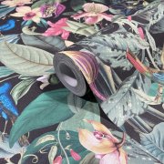 Vliesová tapeta barevné květy 0,53 x 10,05 m / Tapety na zeď Mona 81685 Marburg