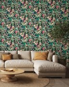 Vliesová tapeta barevné květy 0,53 x 10,05 m / Tapety na zeď Mona 81685 Marburg