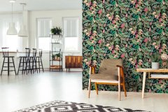 Vliesová tapeta barevné květy 0,53 x 10,05 m / Tapety na zeď Mona 81685 Marburg