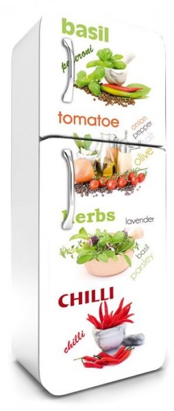 Samolepicí fototapeta na ledničku koření FR180-006 / Fototapety na lednice Spice Dimex (65 x 180 cm)