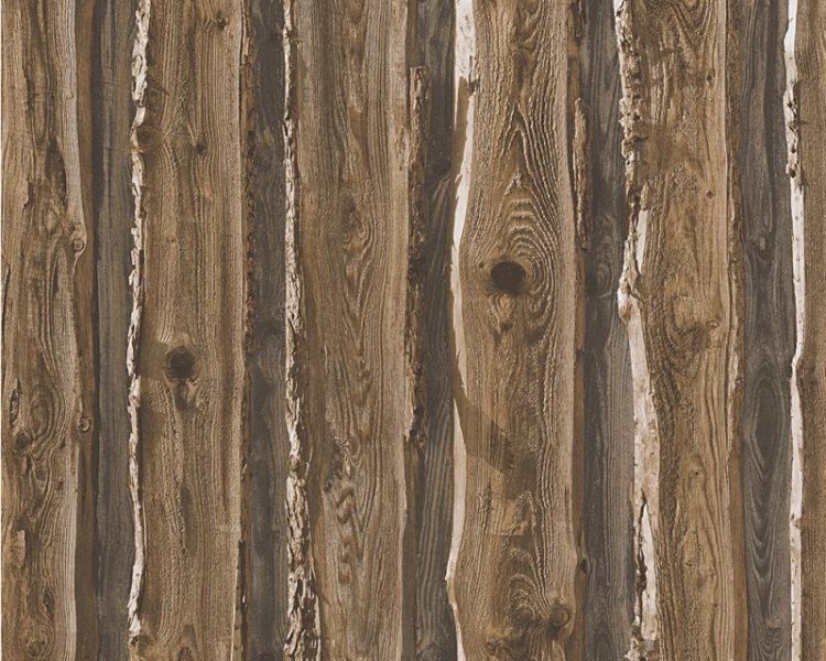 Papírová tapeta dřevo v latích 95837-1 / Papírové tapety na zeď 958371 DekoraNatur 6 AS (0,53 x 10,05 m) A.S.Création