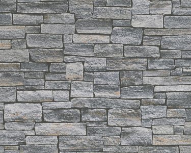 Vliesová tapeta černošedá štípaná břidlice, kámen 95871-1 / Vliesové tapety na zeď 958711 Wood´n Stone 2 (0,53 x 10,06 m) A.S.Création