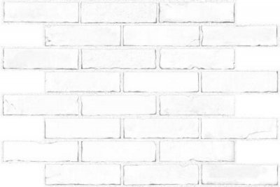 3D obkladový panel na zeď DP0003 bílé cihly 600 x 450 mm / 3D stěnové obkladové panely PVC Regul