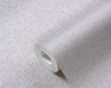 3D strukturovaná vliesová tapeta s lesklým povrchem - reliéfní plastický vzor, bílá s nádechem do krémové barvy