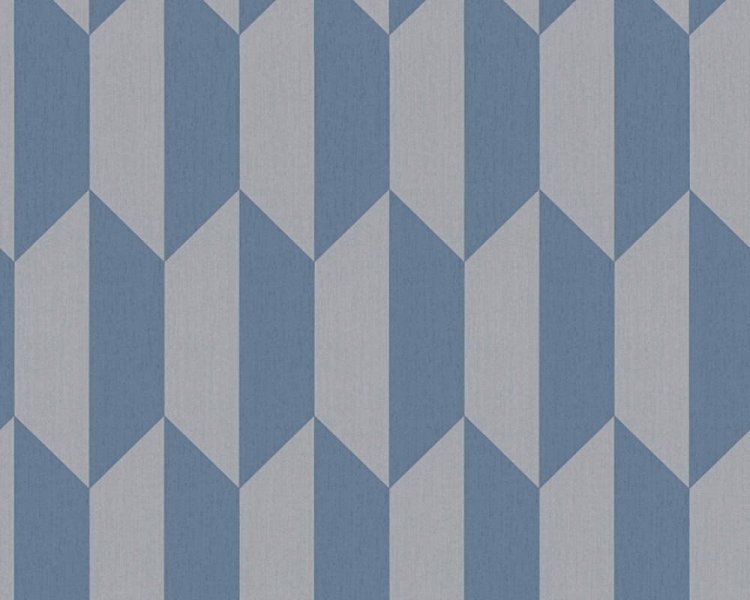 Vliesová tapeta 34900-2 modrá severský styl / Tapety na zeď Björn 349002 (0,53 x 10,05 m) A.S.Création