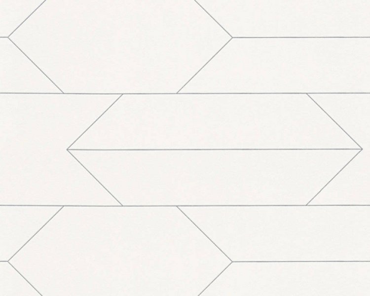 Vliesová tapeta 34868-1 geometrická bílá severský styl / Tapety na zeď Björn 348681 (0,53 x 10,05 m) A.S.Création