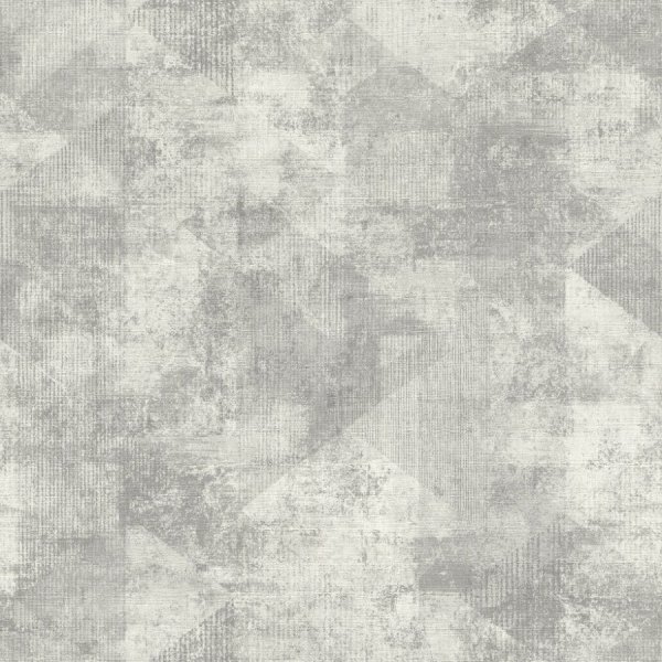 Vliesová tapeta 411515 geometrická šedá / Tapety na zeď Hyde Park (0,53 x 10,05 m) Rasch