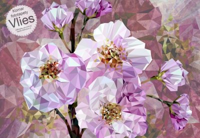 Vliesová 3D fototapeta Kvetoucí krystaly květy drahokamy XXL4-064 Blooming Gems / obrazové tapety a fototapety na zeď Komar (368 x 248 cm)