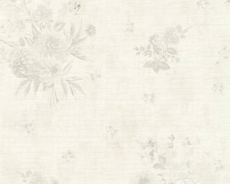 Vliesová tapeta vintage 35873-4 šedé květy / Tapety na zeď 358734 Djooz 2 (0,53 x 10,05 m) A.S.Création