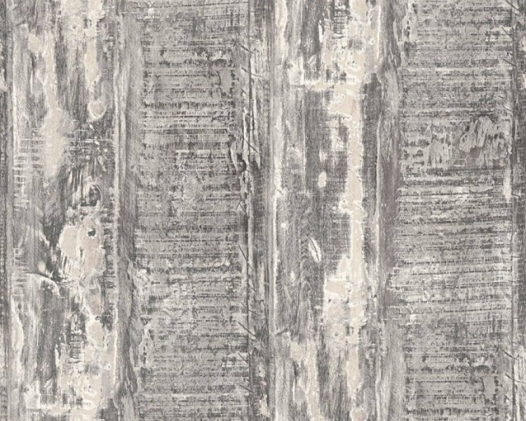 Vliesová tapeta 35413-3 béžová krémová šedá / Tapety na zeď 354133 Wood´n Stone 2 (0,53 x 10,05 m) A.S.Création