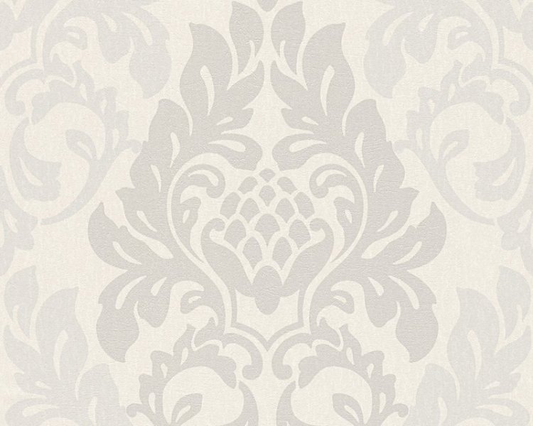 Luxusní vliesová tapeta zámecká bílá, metalická 96190-1 / Tapety na zeď 961901 Fleece Royal AS (0,53 x 10,05 m) A.S.Création