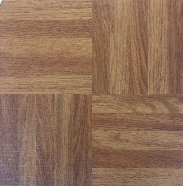 Samolepicí podlahové PVC čtverce dřevěné parkety (30,4 x 30,4 cm) DF0007 / samolepící vinylové podlahy - PVC dlaždice HCS deco