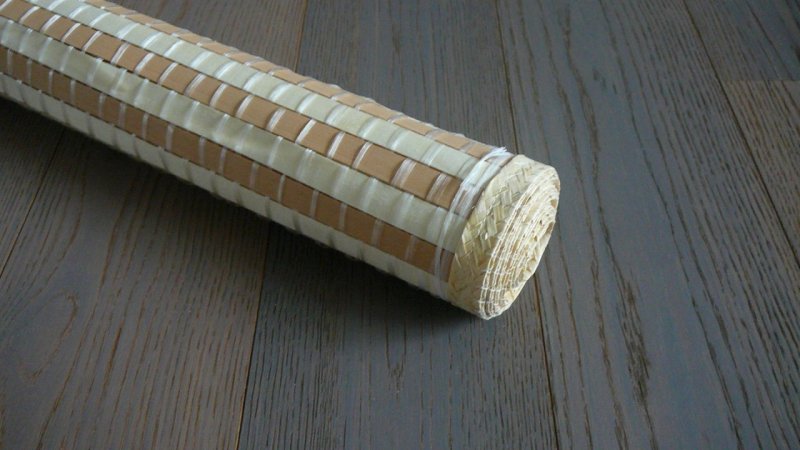 Rohož za postel 70 x 200 cm kombinace světlý buk - přírodní / loubkové rohože na stěnu Fanaiva