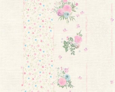 Vliesová tapeta vintage 35878-5 krémová s květy / Tapety na zeď 358785 Djooz 2 (0,53 x 10,05 m) A.S.Création