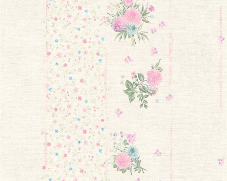 Vliesová tapeta vintage 35878-5 krémová s květy / Tapety na zeď 358785 Djooz 2 (0,53 x 10,05 m) A.S.Création