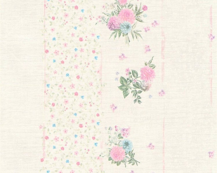 Vliesová tapeta vintage 35878-5 krémová s květy / Tapety na zeď 358785 Djooz 2 (0,53 x 10,05 m) A.S.Création